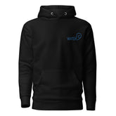 For Gamers - Team-Water-Unisex-Premium-Hoodie mit Stick